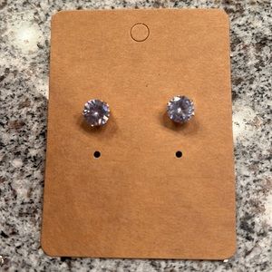 Cubic zirconium studs